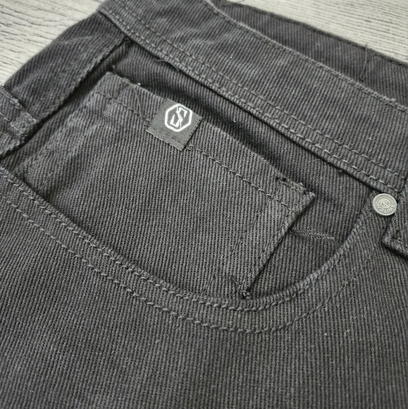 Plus Size Black Distressed Denim Shorts - Picture 7 of 16